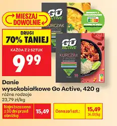 Biedronka Danie wysokobiałkowe Go Active oferta