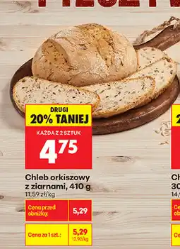 Biedronka Chleb orkiszowy z ziarnami oferta