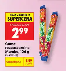 Biedronka Guma rozpuszczalna Mamba oferta