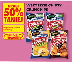 Biedronka Wszystkie chipsy Crunchips oferta