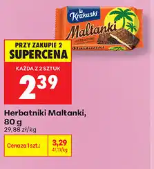 Biedronka Herbatniki Maltanki Krakuski oferta