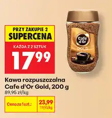 Biedronka Kawa rozpuszczalna Cafe d'Or Gold oferta