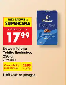 Biedronka Kawa mielona Tchibo Exclusive oferta