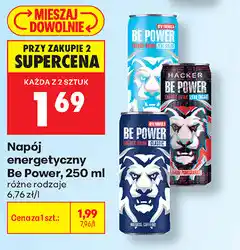 Biedronka Napój energetyczny Be Power oferta
