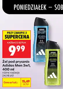 Biedronka Żel pod prysznic Adidas Men 3w1 oferta