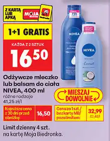 Biedronka Odżywcze mleczko lub balsam do ciała NIVEA oferta