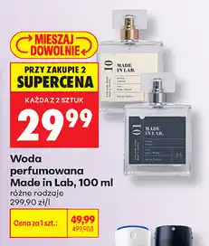 Biedronka Woda perfumowana Made in Lab oferta
