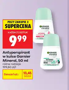 Biedronka Antyperspirant w kulce Garnier Mineral oferta