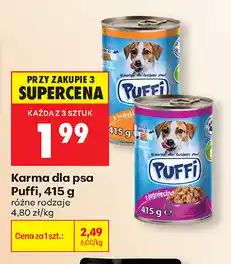 Biedronka Karma dla psa Puffi oferta