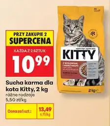 Biedronka Sucha karma dla kota Kitty oferta