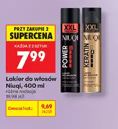 Biedronka Lakier do włosów Niuqi oferta