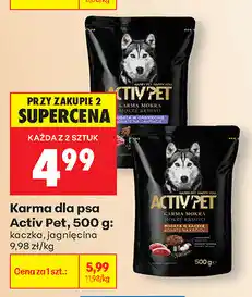 Biedronka Karma dla psa Activ Pet oferta