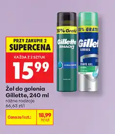 Biedronka Żel do golenia Gillette oferta