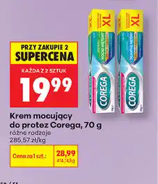 Biedronka Krem mocujący do protez Corega oferta