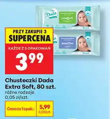 Biedronka Chusteczki Dada Extra Soft oferta