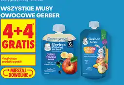 Biedronka Gerber musy owocowe oferta