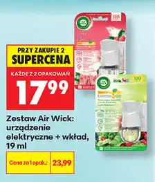 Biedronka Zestaw Air Wick: urządzenie elektryczne + wkład oferta