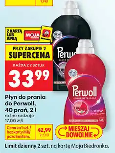 Biedronka Płyn do prania do Perwoll, 40 prań oferta
