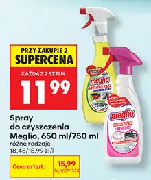 Biedronka Spray do czyszczenia Meglio oferta
