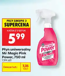 Biedronka Płyn uniwersalny Mr Magic Pink Power oferta