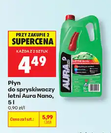 Biedronka Płyn do spryskiwaczy letni Aura Nano oferta