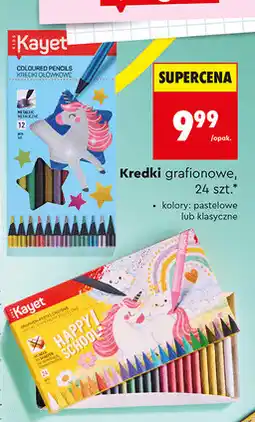 Biedronka Kayet Kredki grafionowe oferta