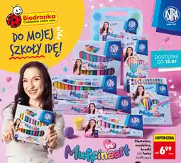 Biedronka Plastelina, modelina, kredki lub farby Muffinaart oferta