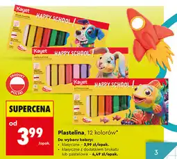Biedronka Kayet Plastelina, 12 kolorów oferta