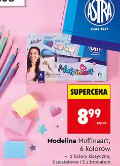 Biedronka Modelina Muffinaart, 6 kolorów oferta