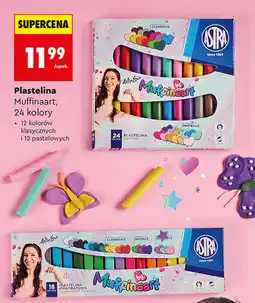 Biedronka Astra Plastelina Muffinaart, 24 kolory oferta