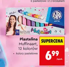Biedronka Plastelina Muffinaart, 12 kolorów oferta