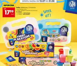 Biedronka Astra Farby plakatowe, 12 kolorów oferta