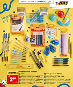 Biedronka Artykuły szkolne i biurowe BIC oferta