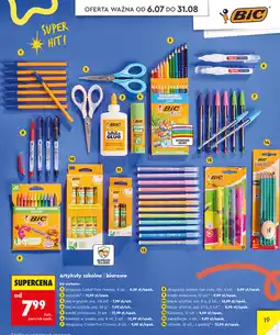 Biedronka BIC Artykuły szkolne i biurowe oferta