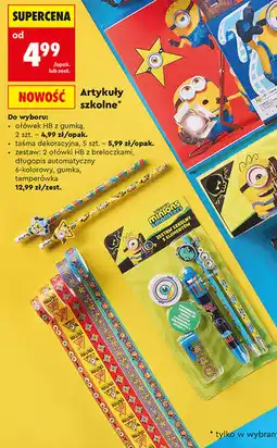 Biedronka Artykuły szkolne Minions oferta