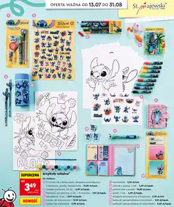 Biedronka Artykuły szkolne Disney Stitch oferta