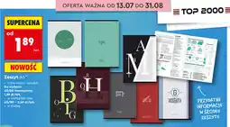 Biedronka Zeszyt A5 Top 2000 oferta