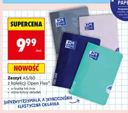 Biedronka Zeszyt A5/60 z kolekcji Open Flex Oxford oferta