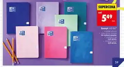 Biedronka Zeszyt A5/60 Oxford z kolekcji Esse lub Touch oferta