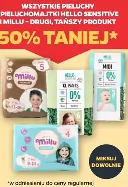 Netto Wszystkie pieluchy i pieluchomajtki Hello Sensitive i Millu oferta