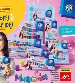 Biedronka Plastelina, modelina, kredki lub farby Muffinaart oferta