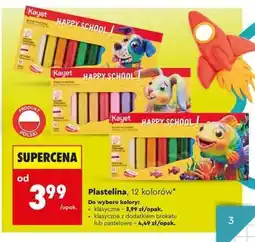 Biedronka Plastelina 12 kolorów oferta