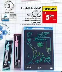 Biedronka Cyrkiel metalowy oferta
