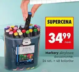 Biedronka Markery akrylowe dwustronne oferta