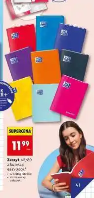 Biedronka Zeszyt A5/60 z kolekcji EasyBook oferta