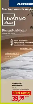 Lidl Kołdra Hydrocool Livarno Home 140x200 cm oferta