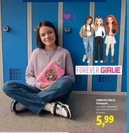 Lidl Pamiętnik w zestawie z długopisem Forever Girlie oferta