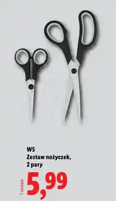 Lidl Zestaw nożyczek 2-pak W5 oferta