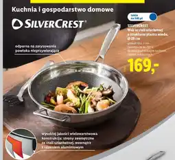 Lidl Wok ze stali szlachetnej Silvercrest o strukturze plastra miodu Ø 28 cm oferta