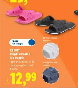 Lidl Klapki damskie Crivit oferta